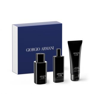 LETNI ZESTAW PREZENTÓW WODY TOALETOWEJ ARMANI CODE TRIO