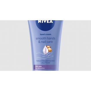 NIVEA Smooth Hands & Cuticle Krem do rąk do pielęgnacji dłoni