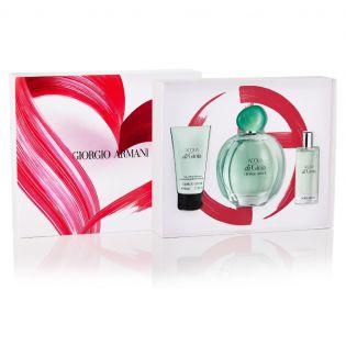 Zestaw prezentowy wody perfumowanej Acqua di Gioia w kształcie serca