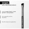 208 Syntetyczny, wygięty pędzel do brwi